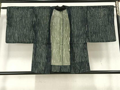平和屋着物▽羽織 スリーシーズン 春夏秋 塵除け 霞文 正絹 逸品 AAAX5138fy