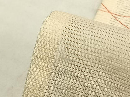 平和屋着物＊夏物　小紋　絽　草葉文　洗える着物　AAAX5587fy
