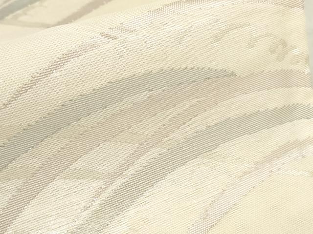 平和屋着物＊夏物 六通柄袋帯 立波文 銀糸 正絹 逸品 AAAX5992ma