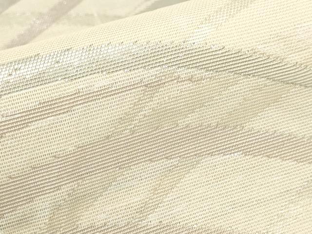 平和屋着物＊夏物 六通柄袋帯 立波文 銀糸 正絹 逸品 AAAX5992ma