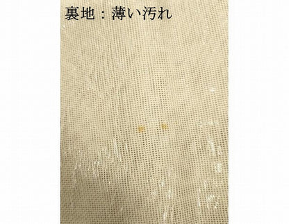 平和屋着物＊夏物 六通柄袋帯 更紗花文 銀糸 正絹 逸品 AAAX6011ma