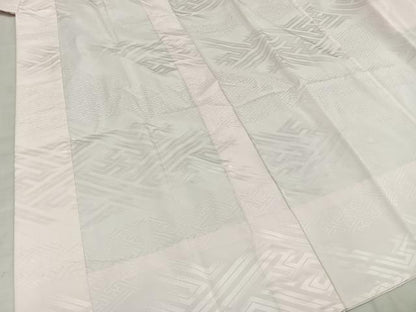 平和屋着物■長襦袢 無双仕立て 幾何学地紋 正絹 逸品 AAAX6334mf
