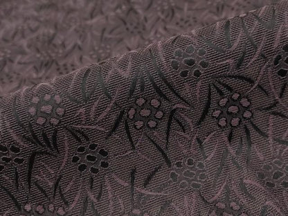 平和屋着物▽道行コート スリーシーズン 春夏秋 塵除け 草花文 正絹 逸品 未使用 AAAX6736st