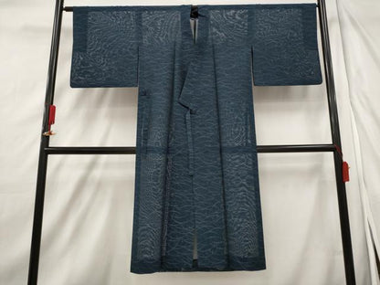平和屋着物▽道中着 スリーシーズン 春夏秋 塵除け 芝文 正絹 逸品 AAAX6834st