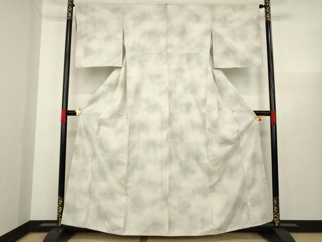 平和屋着物●上質な紬 霞文 暈し染め 正絹 逸品 AAAX6989ck