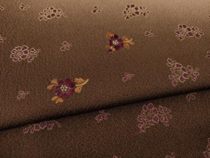 平和屋着物●訪問着 刺繍 舞花文 暈し染め 金糸 正絹 逸品 未使用 AAAX6995ck