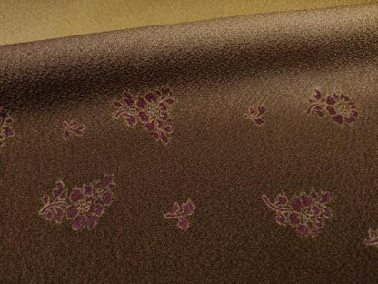 平和屋着物●訪問着 刺繍 舞花文 暈し染め 金糸 正絹 逸品 未使用 AAAX6995ck