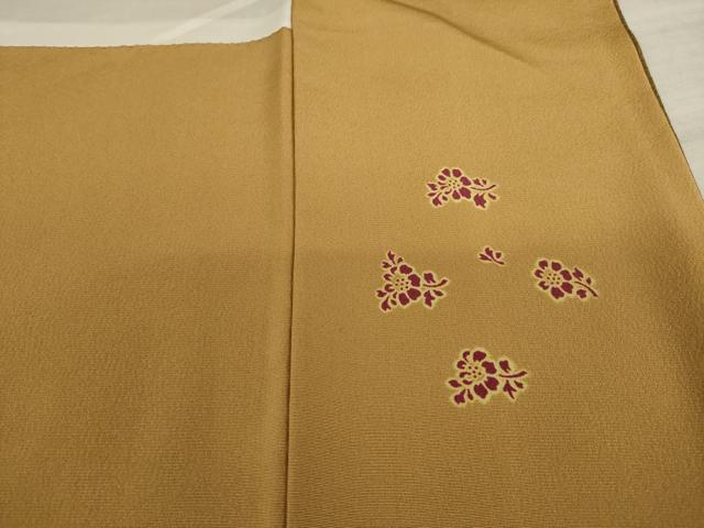 平和屋着物●訪問着 刺繍 舞花文 暈し染め 金糸 正絹 逸品 未使用 AAAX6995ck