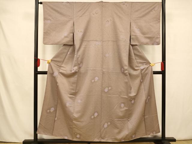 平和屋着物■小紋　霞文　暈し染め　洗える着物　AAAX7161fw