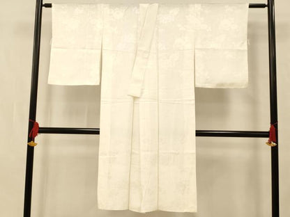平和屋着物■長襦袢 袷 流水吉祥花文 正絹 逸品 AAAX7206fw