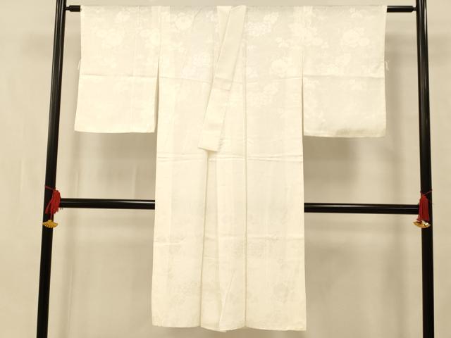 平和屋着物■長襦袢 袷 流水吉祥花文 正絹 逸品 AAAX7206fw