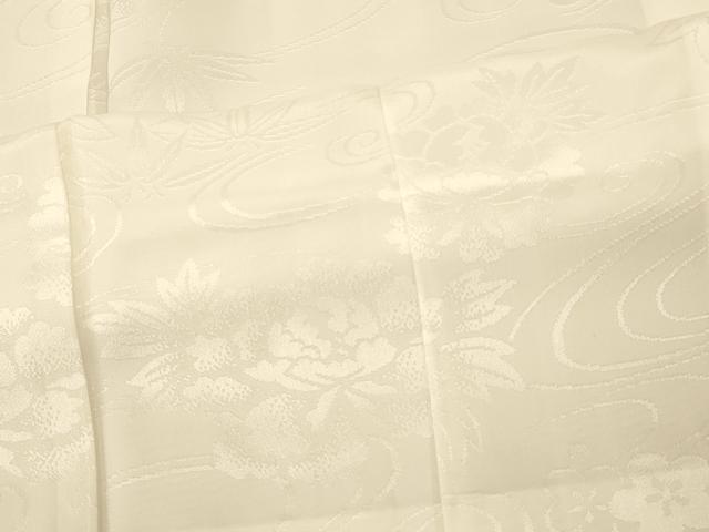 平和屋着物■長襦袢 袷 流水吉祥花文 正絹 逸品 AAAX7206fw