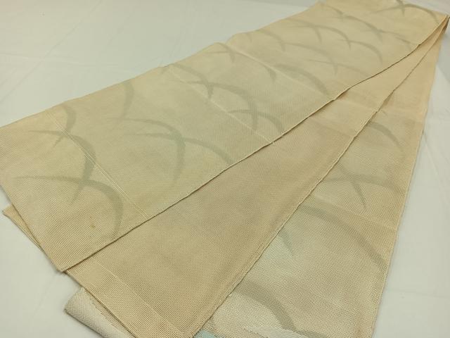平和屋着物＊夏物 太鼓柄袋帯 吉祥芝文 銀糸 正絹 逸品 AAAX7662jh