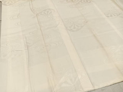 平和屋着物■長襦袢 袷 流水片輪車地紋 正絹 逸品 AAAX8318ph