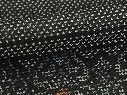 平和屋着物●本場大島紬 カタス7マルキ 横段花文 正絹 逸品 AAAX8337ck