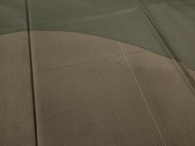 平和屋着物●本場縞大島紬 染大島 訪問着 幾何学文様 正絹 逸品 AAAX8355ck