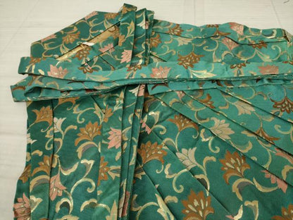平和屋着物●男性　馬乗り袴　金襴袴　花唐草文　金糸　交織　逸品　AAAX8359ck