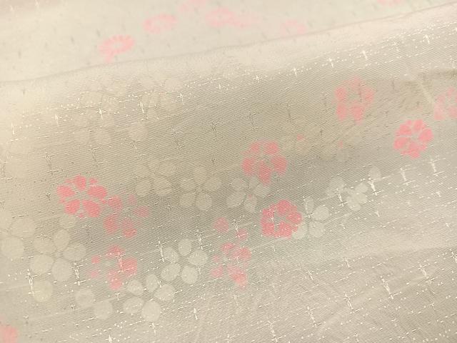 平和屋着物■長襦袢 無双仕立て 花づくし 正絹 逸品 AAAX8627ph