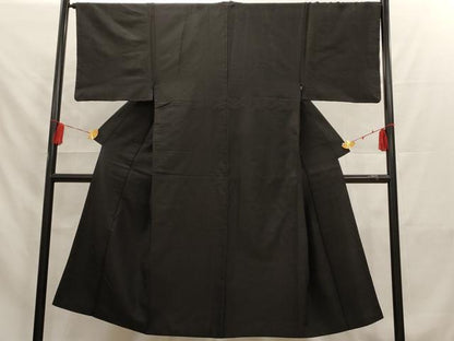 平和屋着物■男性　紬　縞　正絹　逸品　AAAX8988iu