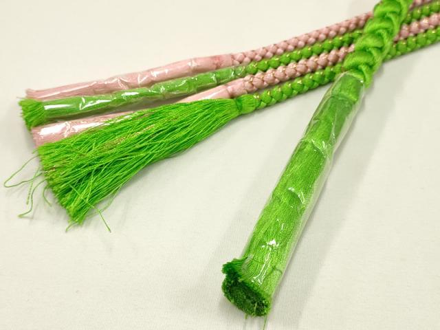 平和屋着物●和装小物 振袖用帯締め 翠嵐工房 装飾 パール ビーズ 金糸 日本製 逸品 未使用 AAAX9558ay