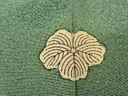 平和屋着物●本加賀友禅作家　梶山伸　訪問着　枝花文　暈し染め　正絹　逸品　AAAY0037zg