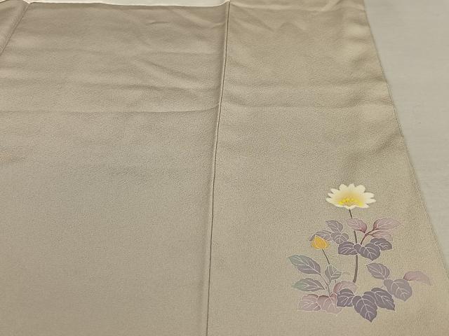 平和屋着物●訪問着 作家物 草花文 暈し染め 正絹 逸品 AAAY0049zg