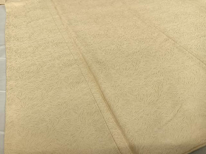 平和屋着物●上質な色無地 薄香色 正絹 逸品 AAAY0075zg