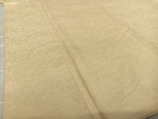 平和屋着物●上質な色無地 薄香色 正絹 逸品 AAAY0075zg