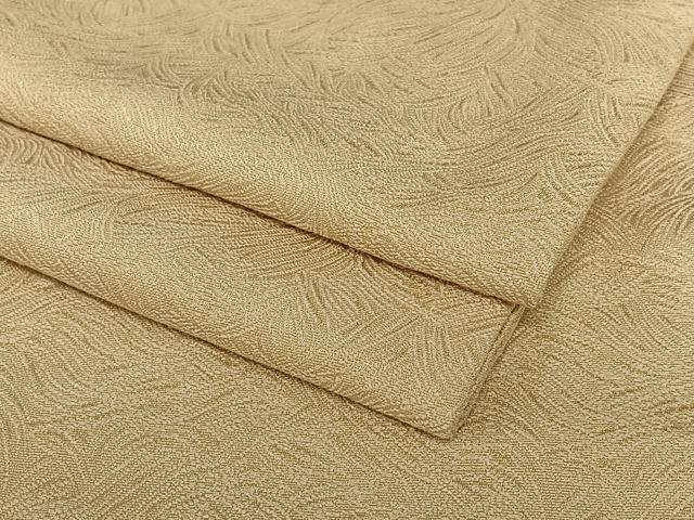 平和屋着物●上質な色無地 薄香色 正絹 逸品 AAAY0075zg