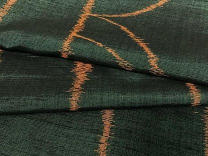 平和屋着物●上質な紬 変わり縞 正絹 逸品 未使用 AAAY0087zg