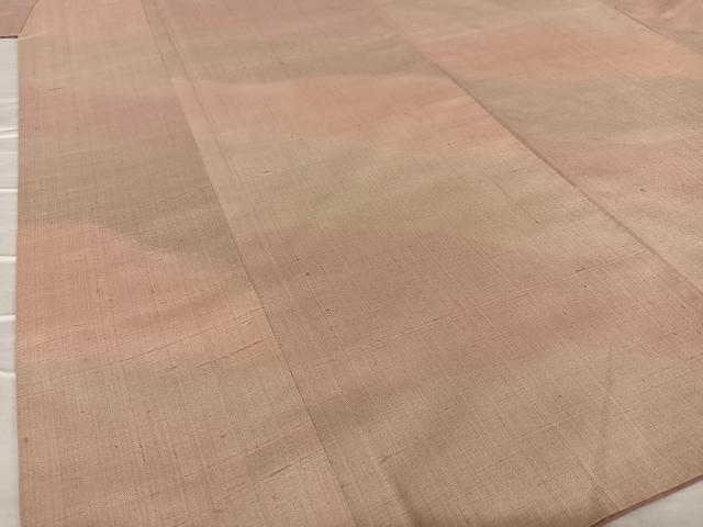 平和屋着物●上質な紬 霞文 暈し染め 正絹 逸品 AAAY0126zg