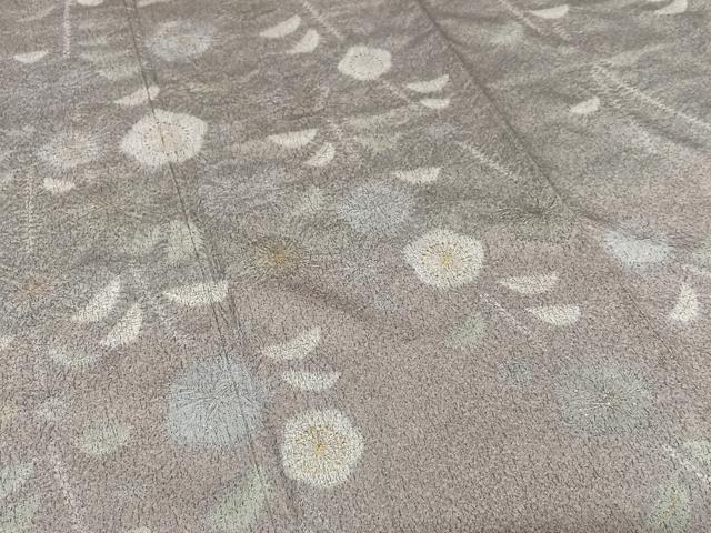 平和屋着物●本場縞大島紬　本場染大島紬　訪問着　枝梅文　金彩　武島織物謹製　証紙付き　正絹　逸品　AAAY0138zg