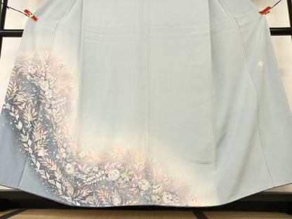 平和屋着物●越後十日町の一流染匠 桐屋・翠山工房 訪問着 辻が花 絞り 手描き 暈し染め やまと誂製 正絹 逸品 AAAY0140zg