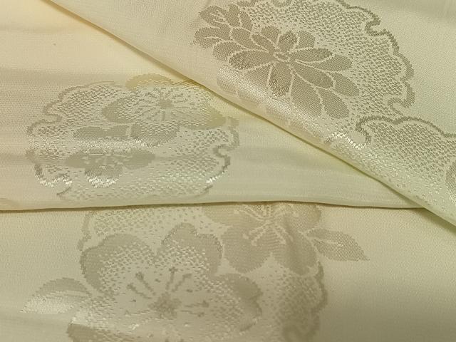 平和屋着物●長襦袢　無双仕立て　雪輪重ね花地紋　暈し染め　やまと誂製　正絹　逸品　AAAY0152zg