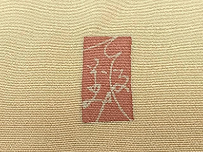 平和屋着物●本加賀友禅作家　小野てる美　訪問着　枝花文　浜ちりめん　仮絵羽　正絹　逸品　未使用　AAAY0156zg