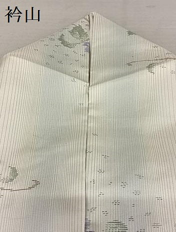 平和屋着物●本場大島紬 白大島 枝花文 ロング丈 正絹 逸品 AAAY0181zg