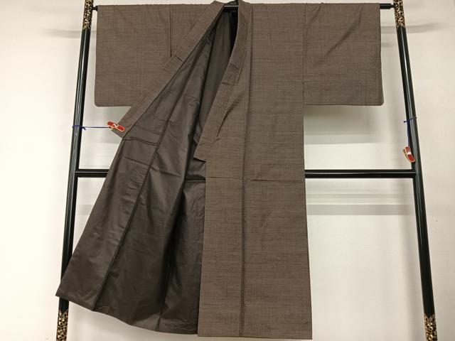 平和屋着物●男性　本場大島紬　アンサンブル　100亀甲　総詰め　証紙付き　正絹　逸品　AAAY0185zg