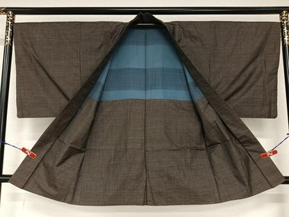 平和屋着物●男性　本場大島紬　アンサンブル　100亀甲　総詰め　証紙付き　正絹　逸品　AAAY0185zg