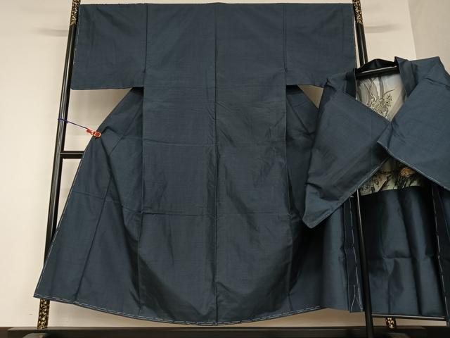 平和屋着物●男性 大島紬 アンサンブル 亀甲絣 正絹 逸品 AAAY0186zg