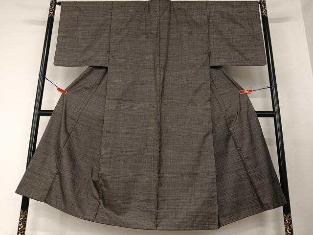 平和屋着物●男性 本場大島紬 アンサンブル 120亀甲 総詰め 正絹 逸品 AAAY0187zg