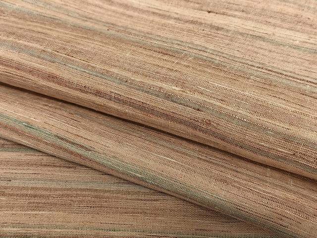 平和屋着物●上質な紬 縞 正絹 逸品 AAAY0192zg