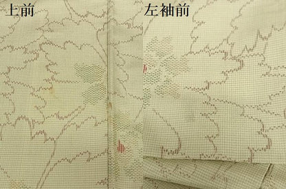 平和屋着物●上質な小紋　花尽くし　小田急百貨店扱い　正絹　逸品　AAAY0193zg