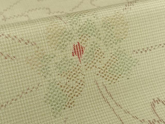 平和屋着物●上質な小紋　花尽くし　小田急百貨店扱い　正絹　逸品　AAAY0193zg