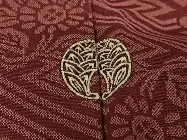 平和屋着物●訪問着 手刺繍 草花文 正絹 逸品 AAAY0224zg