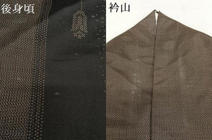 平和屋着物●上質な紬 舞花間道 正絹 逸品 AAAY0252zg