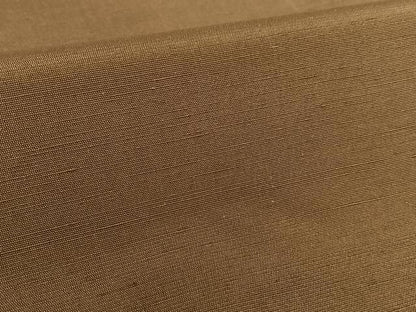 平和屋着物●男性 紬 色無地 黄枯茶色 高島屋扱い 正絹 逸品 AAAY0254zg