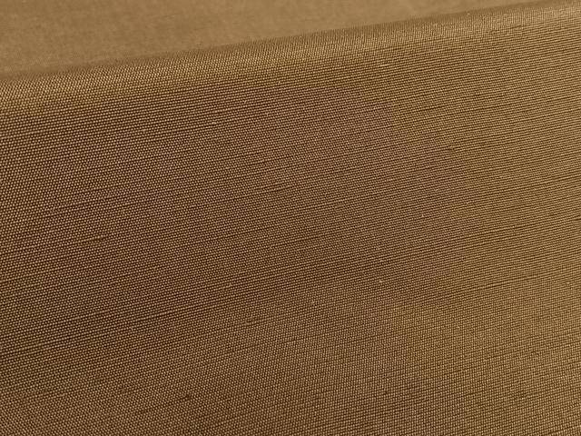 平和屋着物●男性 紬 色無地 黄枯茶色 高島屋扱い 正絹 逸品 AAAY0254zg