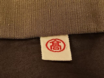 平和屋着物●男性 紬 色無地 黄枯茶色 高島屋扱い 正絹 逸品 AAAY0254zg