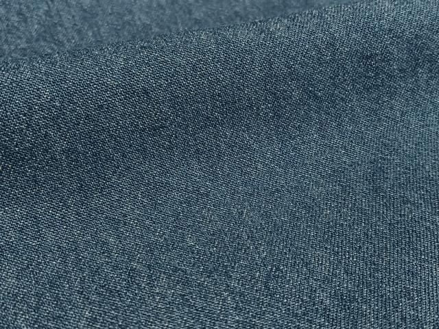 平和屋着物▽デニム着物 小紋 単衣 デニム地 青藍色 ロング丈 綿 逸品 AAAY0311zg