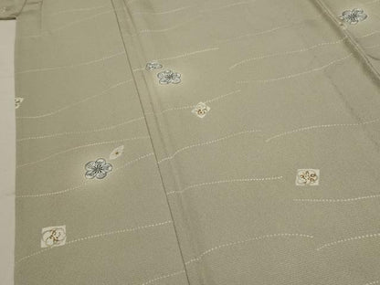 平和屋着物▽上質な小紋 単衣 辻が花文 正絹 逸品 AAAY0480sx